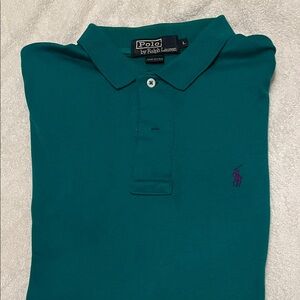 Polo by Ralph Lauren Men's Green Polo Shirt